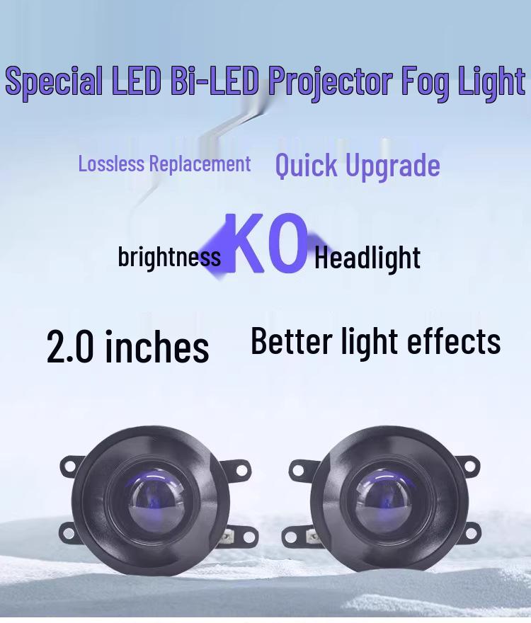 Citroen C2 C4L C3XR C6 C4 Sega Bi-LED Projector Headlights & LED Fog Lights