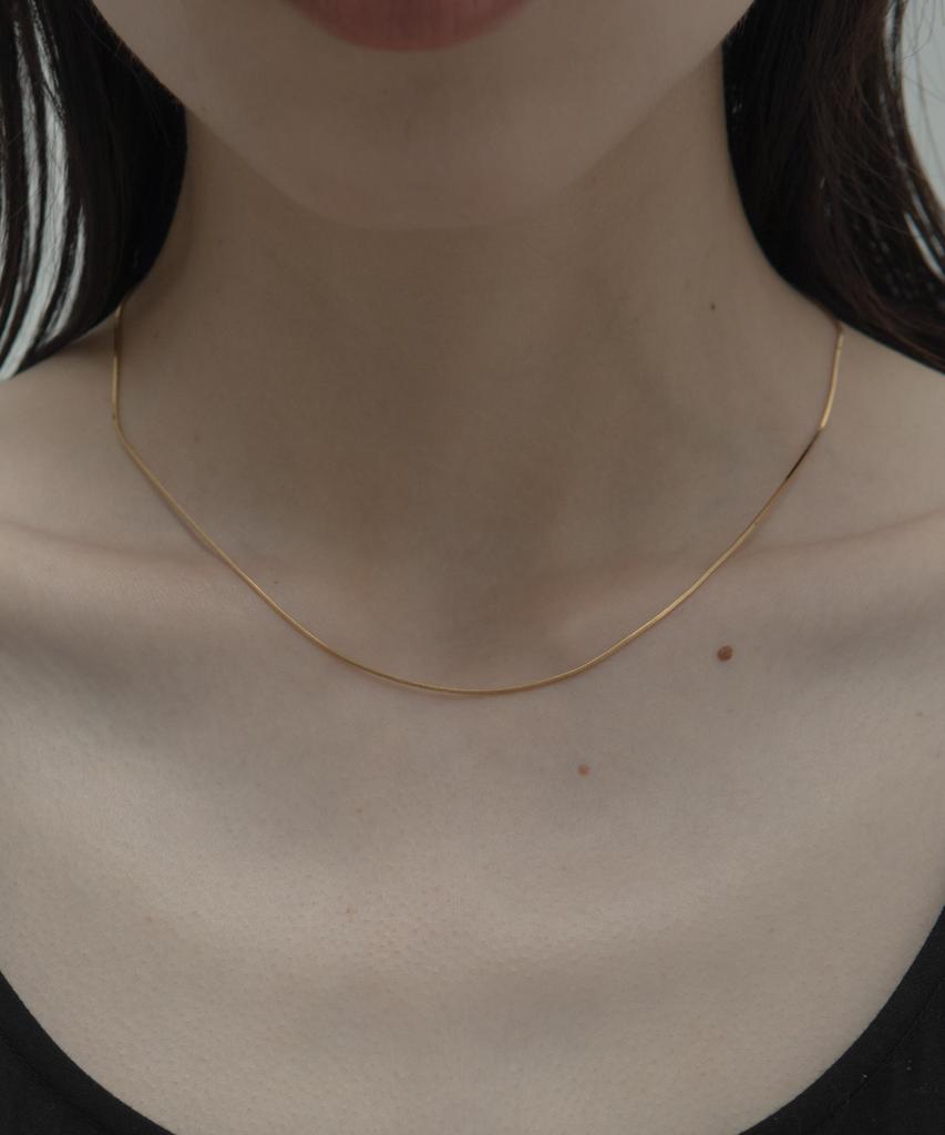 Novice Tokyo Thin Snake Chain Necklace [Silver 925](2 Sizes)/ Gold