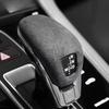 Housse en Daim pour Console Centrale Porsche Panamera 971 Cache Levier de Vitesse Autocollant de Garniture Accessoires de Modification d'Intérieur de Voiture