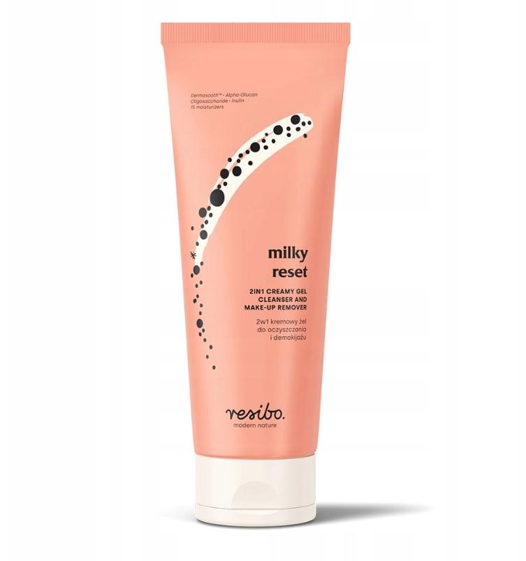 

RESIBO - MILKY RESET 2w1 kremowy żel do oczyszczania i demakijażu, 100 ml