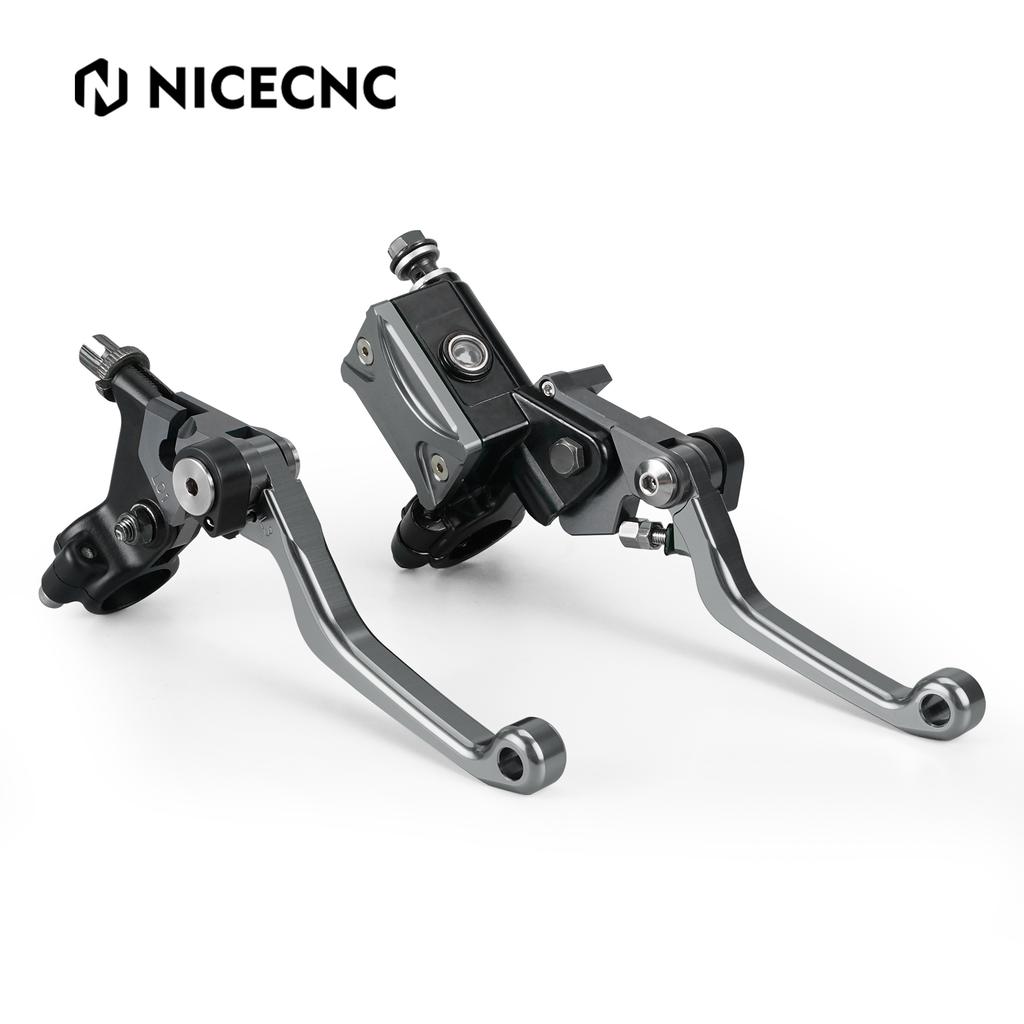 7/8" 22mm Hydraulic Brake Clutch Lever With Brake Fluid Reservoir Cap For Yamaha YZ85 YZ125 YZ250 YZ250F YZ450F TTR250 TTR600
