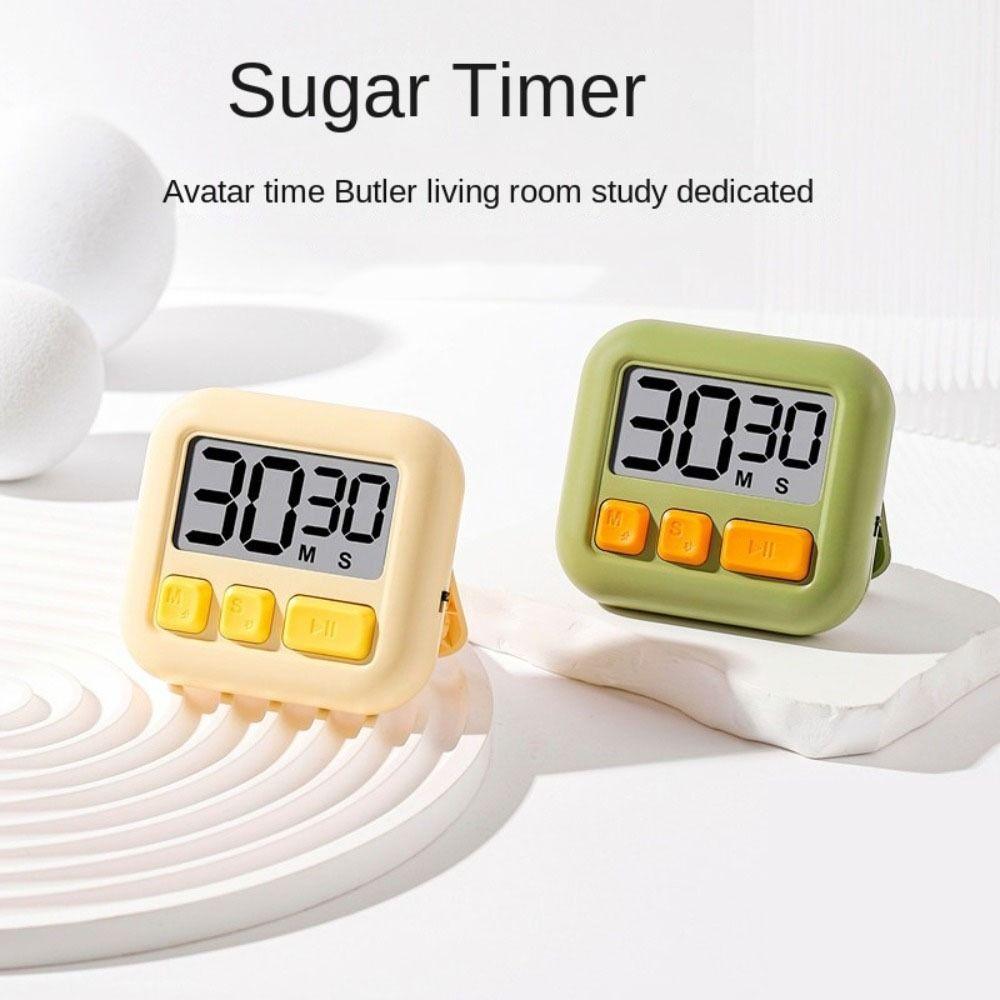 LCD Digital Kitchen Timer with Stand Alarm Clock Counter Portable Countup Timer Timer Reminder