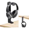 NEETTO HS906 Headphone Stand & Hanger 2 In 1, Above & Under Desk