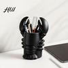 Novelty Pen Holder Lobster Holder, Halloween Funny Sea Animal Pencil Stand, Creative Unique Desk Organizer for Brushes Makeup Tools, Office Home Decor