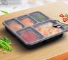 ZLIII 5-Compartment 1500ml Disposable Meal Boxes