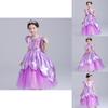 Encantador Vestido Deluxe da Sofia a Primeira Fantasia de Princesa Sofia Vestido Longo em Roxo