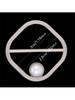 1pc- Alloy Pearl and Rhinestone Pin Backs Set for Women Decorative Shirt Corners Waist Tightening Clips Clothing  Buckles