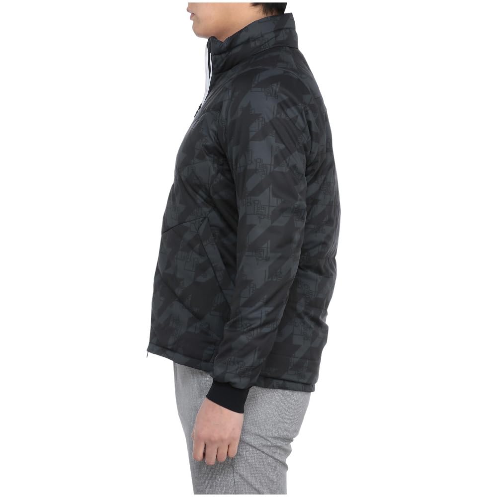 Golf Wear Breath Thermo Tech Lining Blouson Heat Generating Material Mizuno Movetech E2MEB507 Black X Charcoal Gray [Mizuno] Men's