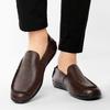 Mode Herren Nähen Rutschfest Echtes Leder Slipper Schuhe Business Hochzeit Herren Büro Freizeitschuh Outdoor Weich Komfort Fahrschuhe