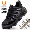 Labor Insurance Shoes Men's Smash-proof and Stab-proof Work Winter Deodorant Construction Site Safety Shoes New