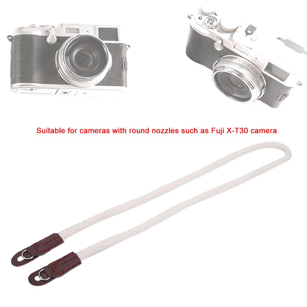 Colorful Mountaineering Pure Cotton Rope Camera Shoulder Neck Strap Belt for  (beige)