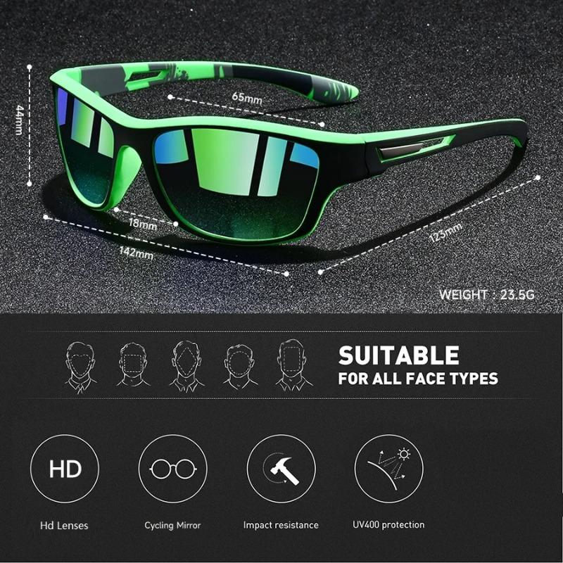 Fashion Vintage Cycling Fishing Sports Sunglasses Men Women Running Cycling Mountaineering Sport Man Eyeglasses UV400 Eyewear