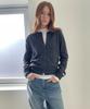 Raverous Rolling Knit Cardigan_Deep Charcoal