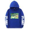 Spy X Family Anime Print Hooded Sweatshirt Men Women Oversized Fleece Pullover With Ribbed Hem