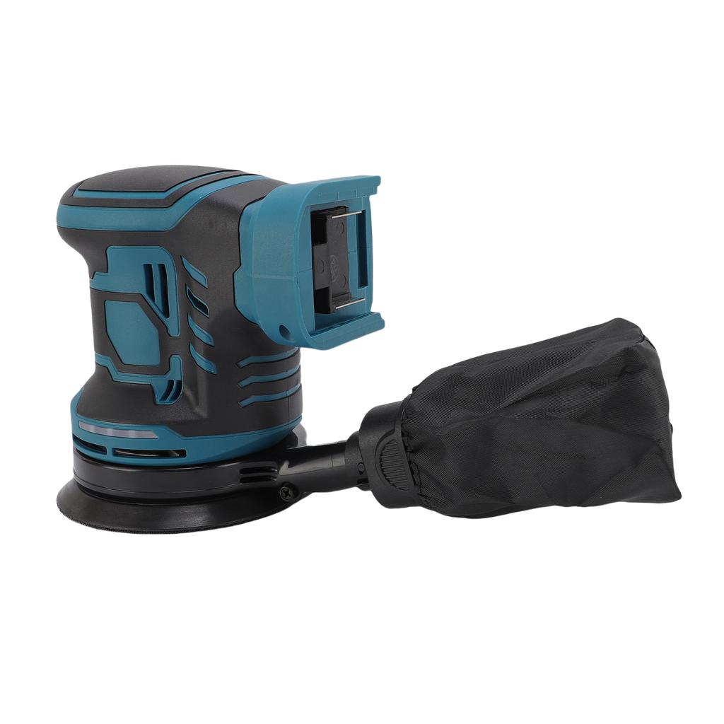 21V Cordless Sander 5 Inch Electric Orbital Sander 3 Speeds to Adjust with Dust Collection System for Woodworking