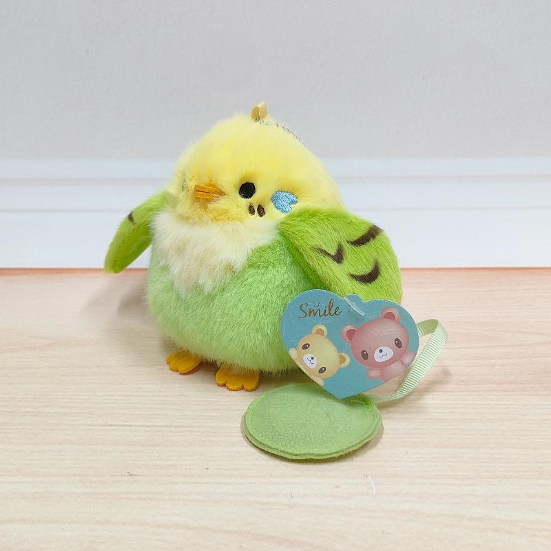 1 Piece Fluffy Pretty Parrot Pigeon Funny Toy Pendant Delicate Cute Mini Magnetic Station Shoulder Pet Bird Plush Toys For Kids