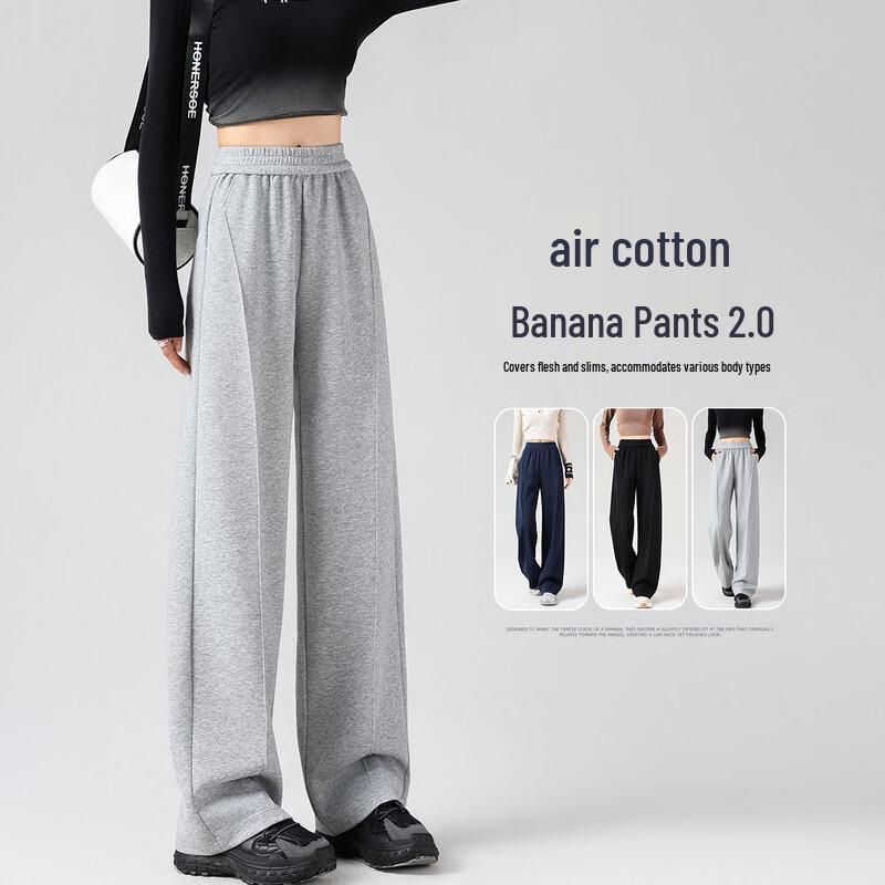 Women's High-Waist Draped Wide-Leg Casual Pants