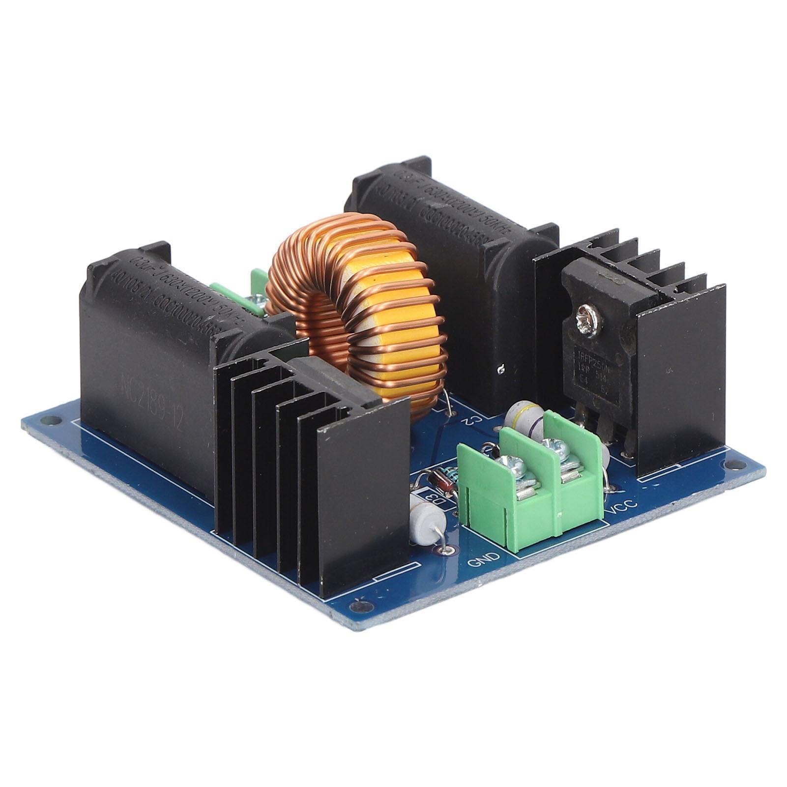 

Модуль драйвера ZVS Вхід 24 В Без навантаження Струм 3 А ABS 300 Вт Плата індукційного нагріву для промисловості DC