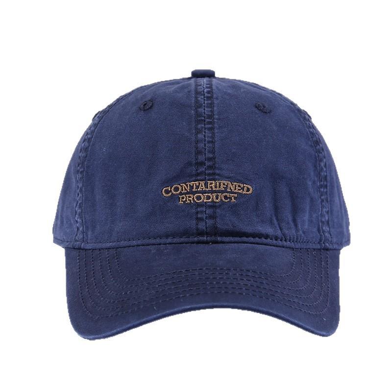 American Retro Letter Embroidered Baseball Cap With Sun Protection For Outdoor Women