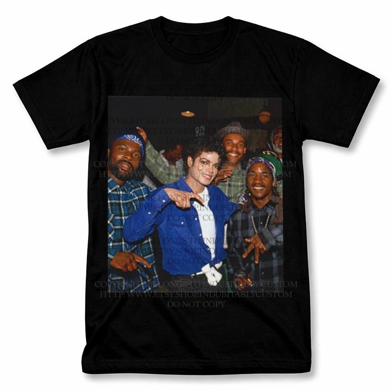 Michael Jackson Crips Hip Hop Graphic Unisex T-Shirt Vintage Rap Fan Tee