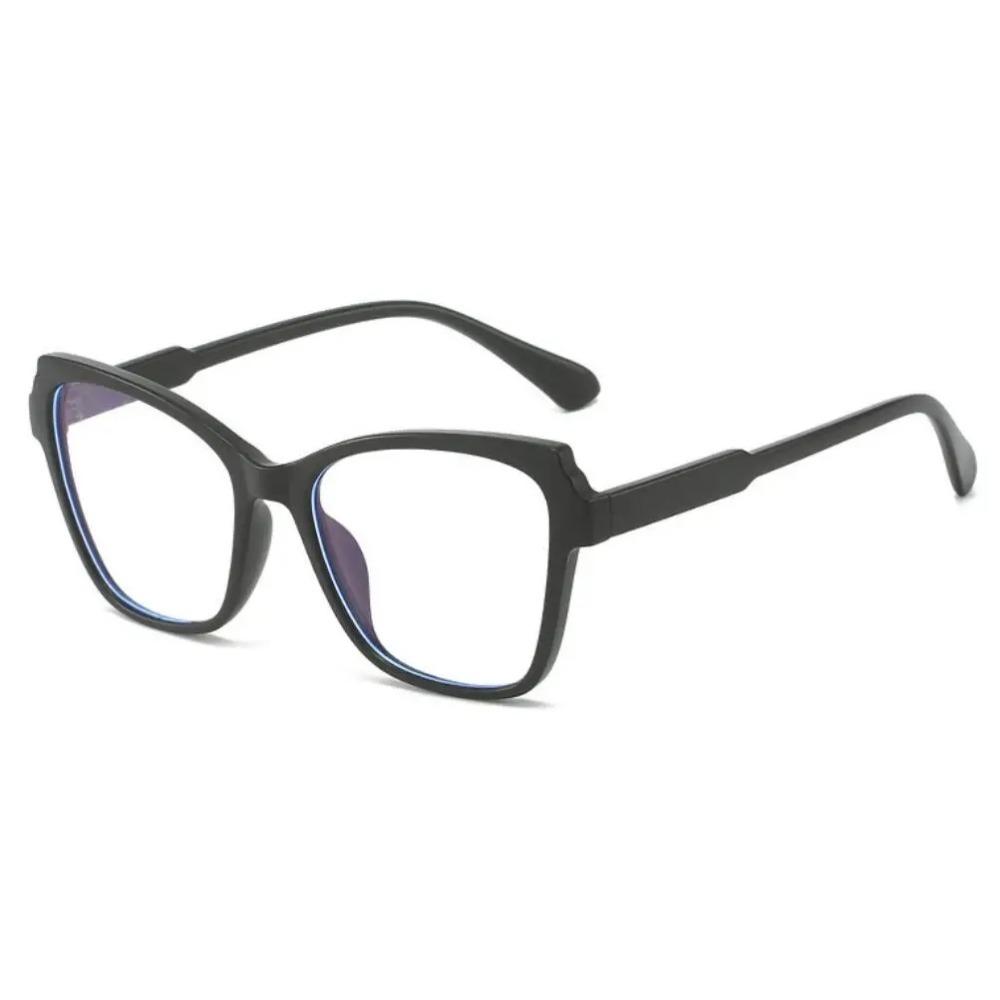 Elegant Women Luxury Brand Computer Glasses Gradient Irregular Big Frame Reading Glasses Anti Blue Light Prescription Eyeglasses