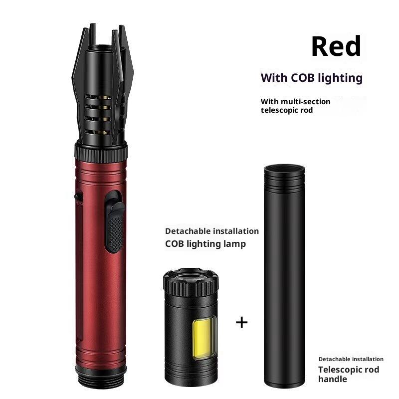 BBQ Barbecue Candle Lengthening Powerful Metal Gas Lighter Windproof Turbo Kitchen Torch Cigar Smoking Accessories Flashlight