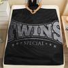 1 Stück LG Twins Print Flanelldecke, Hohe Qualität, Bequem für alle Jahreszeiten, Heimdekoration, Wärme und Komfort