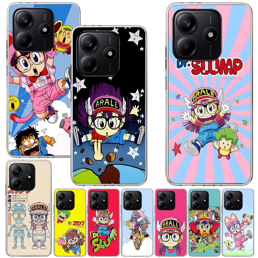 Arale Dr Slump Print Soft Case for Xiaomi Redmi Note 14 13 12S 11S Phone Shell 10 Pro Plus 11E 11T 12 11 10S 9 4G 5G Cover