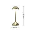 LED Charging Table Lamp Touch 3 Color Lighting Atmosphere Lamp USB Night Light Desk lamp for ReStaurant Bar Room Decoration