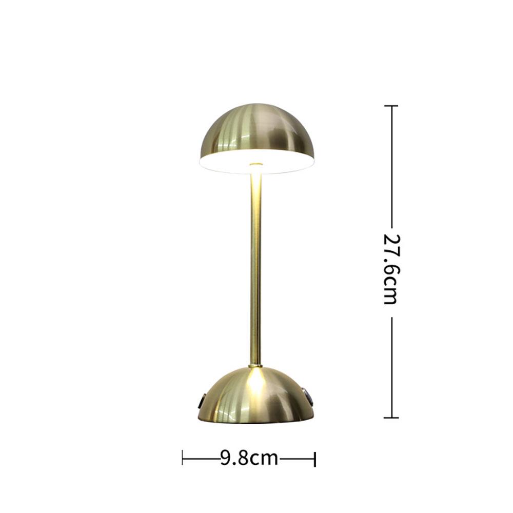LED Charging Table Lamp Touch 3 Color Lighting Atmosphere Lamp USB Night Light Desk lamp for ReStaurant Bar Room Decoration