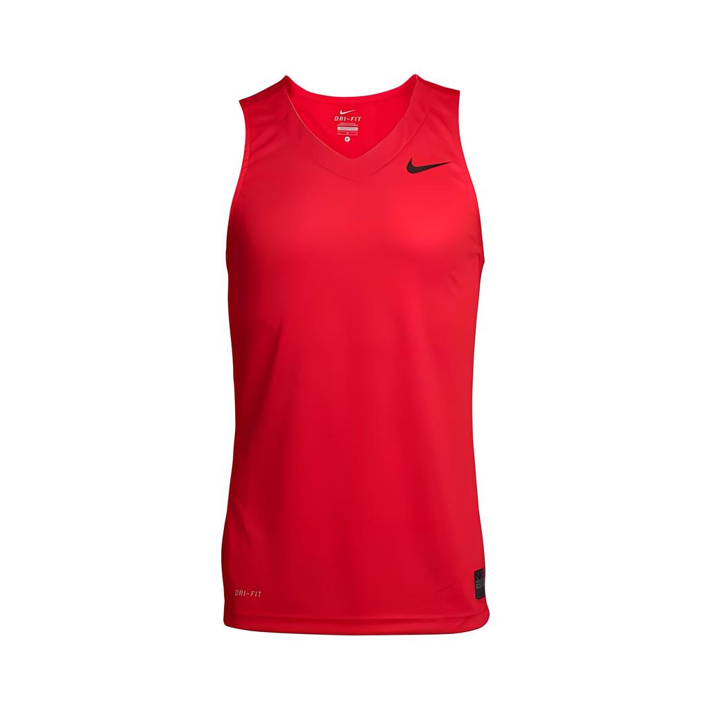 Nike Solid Color Quick-Dry Breathable Sports Tank Top Men Tops Red 682996-657