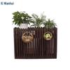 Outdoor Wooden Planter Box with Trellis
