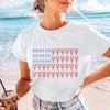 Short Sleeved Women's Fashionable and Fun Clothing Printed T-Shirt Watercolor Trendy Casual Top Women's Pattern Summer T-Shirt