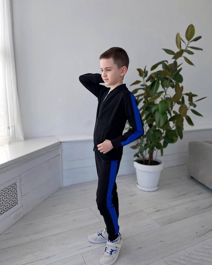 Boys’ Athletic Set – Elastic Waist Pants & Colorful Lampos Detail, Any season, 6152-057-4 HC