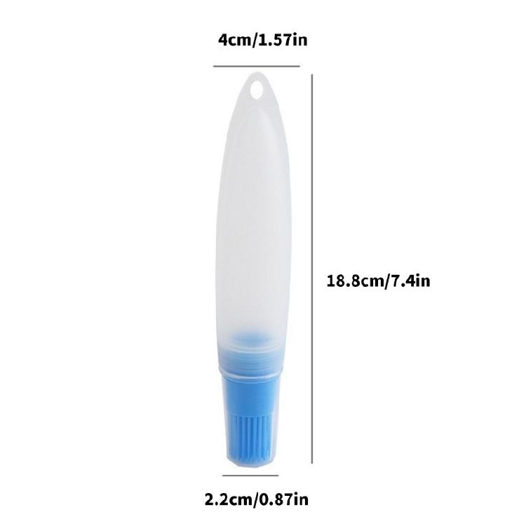 Set Of 4 Silicone Basting Brushes Oil Bottle with Lid Kitchen Essential With Leakproof Lid And Comfortable Handle
