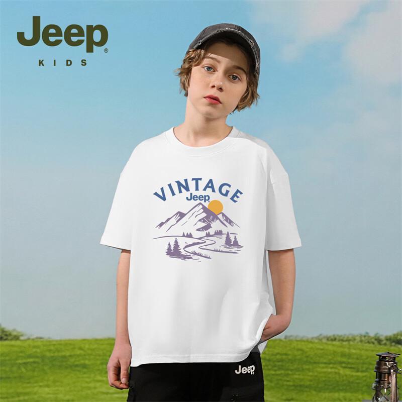 JEEP Children's Breathable Cartoon Short Sleeve T-Shirt