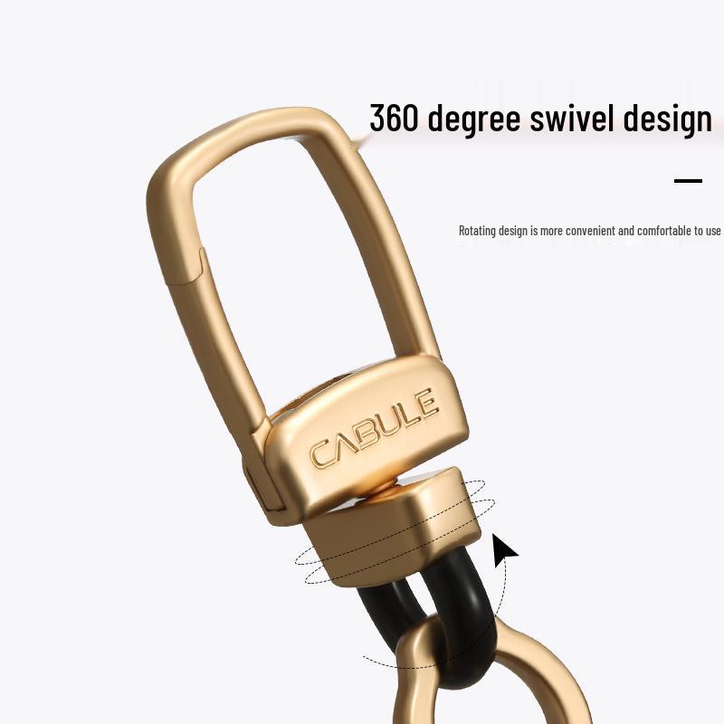 Cabron Universal Zinc Alloy Keychain with Small Horseshoe Buckle, Ideal for All Key Bags