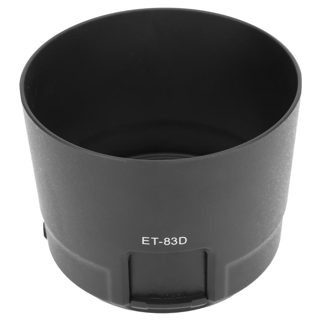 ET‑83D Camera Lens Hoods for Canon EF 100‑400mm F 4.5‑5.6L IS II USM Lens ABS Material Black