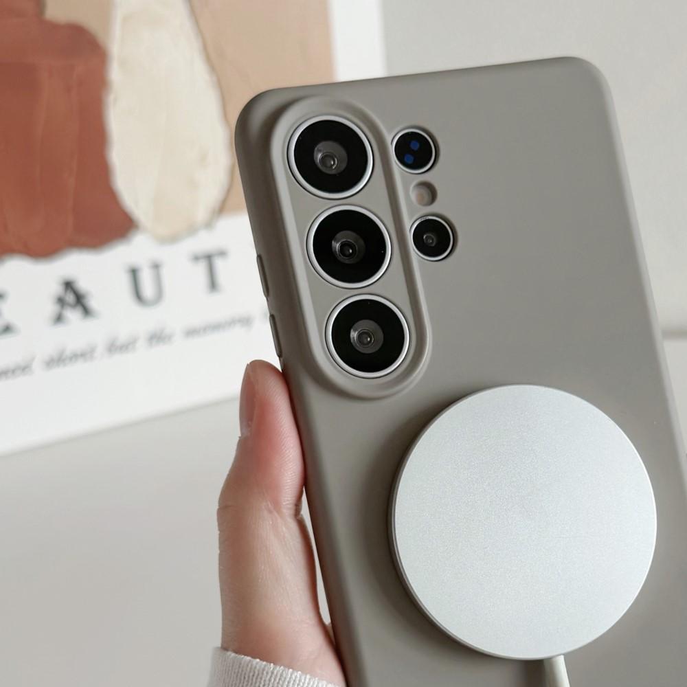 Liquid Silicone For Magsafe Magnetic Case For Samsung Galaxy S26 S25 S23 S24 S22 Plus Ultra  Soft Matte Shockproof Cover