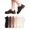 Socks Womens Ankle Summer Cute 6-Pair Set Stylish Cotton Frill Short Non-Moisture 22-25 cm