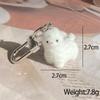 Flocking Elk Capybara Phone Strap Fluffy 3D Alpaca Doll Phone Chain Keychain Lanyard Bag Key Pendant Couple Gifts