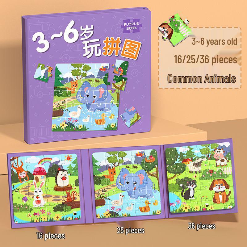Advanced Magnetic Puzzles for Ages 0-6: Toddler Puzzles with Parent-Child Interaction for Educational Early Learning