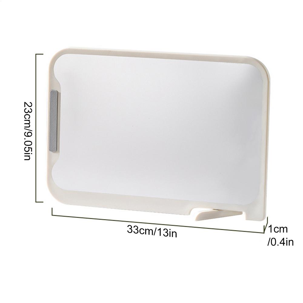 Cutting Board Double Sided Stainless Steel Cutting Board for Kitchen Food Grade PP Non-Slip Easy Clean Chopping Quick Defrosting