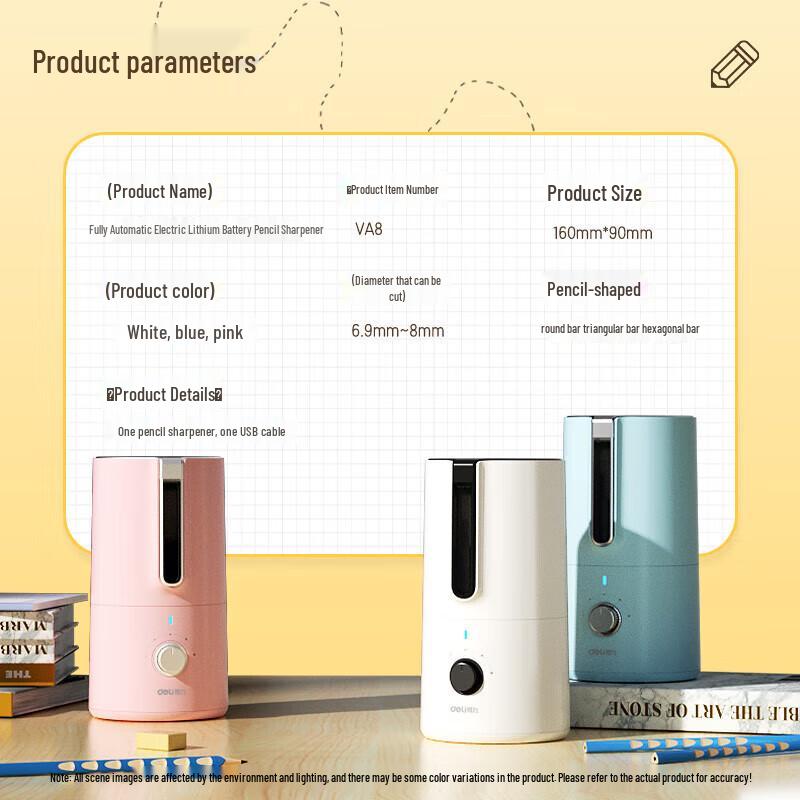 Deli VA8 Automatic Pencil Sharpener
