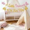 2 Strings A Little Princess Banner Pre-Strung Princess Party Decor  for Girl Baby Shower
