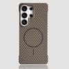 For Samsung Galaxy S26Ultra Luxury Carbon Fiber Broderless for Magsafe Case for Samsung Galaxy S26 S25 S24 S23 Ultra Plus Cover