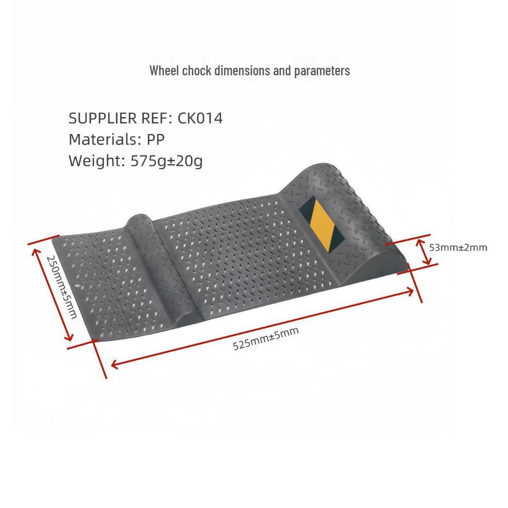 Anti-Roll Wheel Chocks: Non-Slip Car & Van Parking Mats