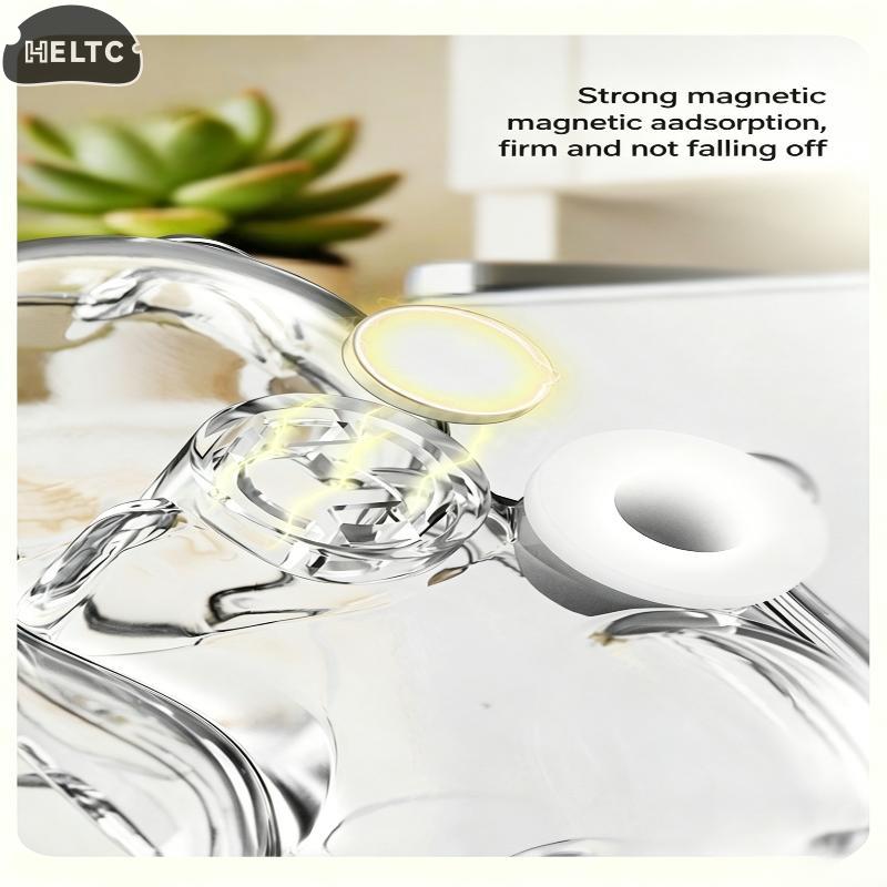 Clear Cute Pet Fur StoragePet Fur Storage Refrigerator Magnet Transparent AcrylicPet Cat Fur Whisker Memory Capsule Refrigerator