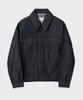 Nonblank Pointed Collar Denim Jacket_Indigo