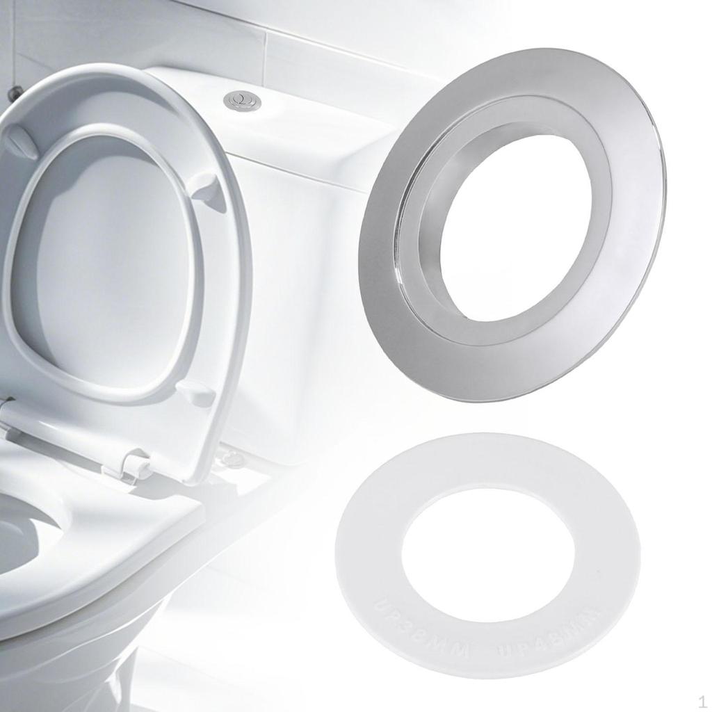 38mm To 48mm 58 Toilet Button Converter Plate, Gasket, Rings, Replacement, Flush